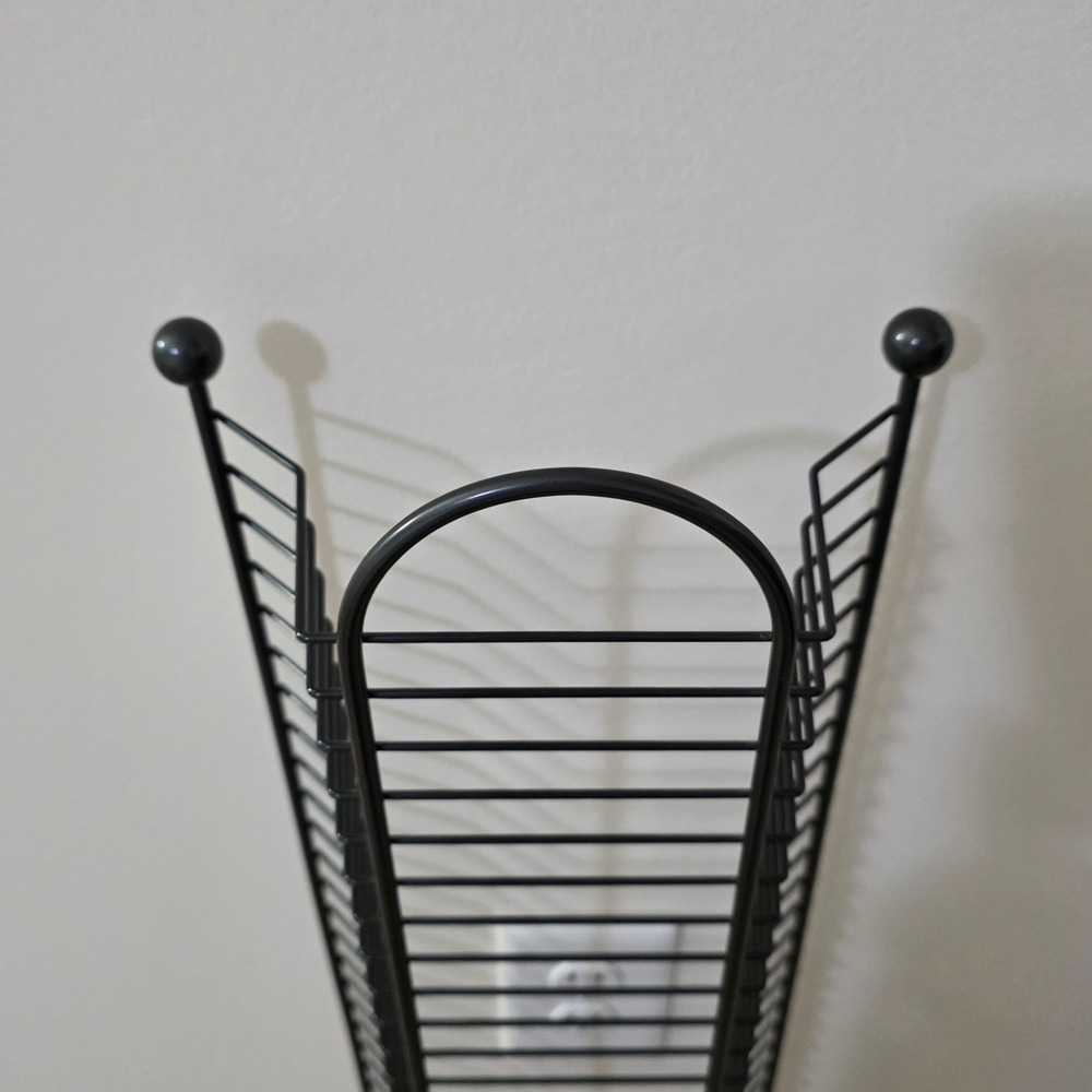 Vintage DVD Video Game Tower Rack Set of 3 Metal Black Media Storage Organizer - Picture 4 of 5